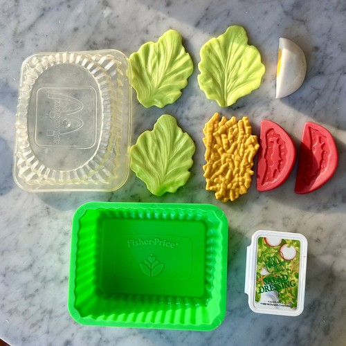 Vintage 1988 Fisher Price Fun With Food McDonald’s Garden Salad Toy