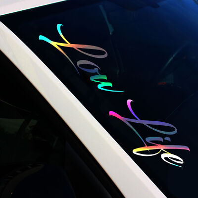 Windshield Sticker Low Life Hologram Sticker Tuning Car Oilslick FS95