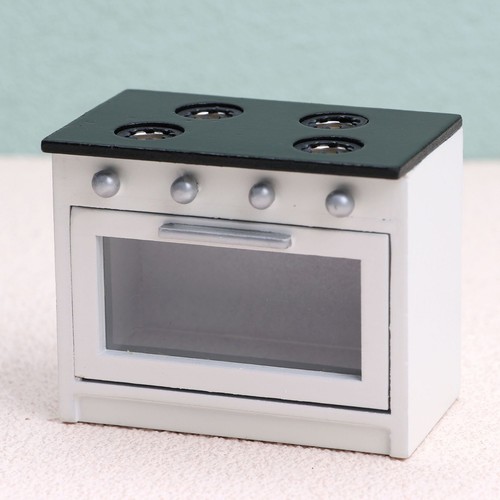 Miniature Cabinet Pretend Play Gifts 1 12 Dollhouse Scene Ornament Kitchen Stove