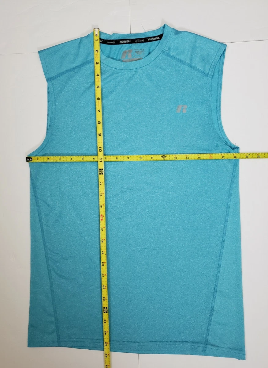 Russell dri shop fit sleeveless shirts