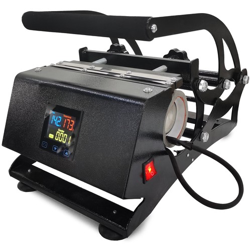 Bicchieri dritti 500 W 20 oz skinny, tazze pressa di calore macchina di trasferimento 110 V NUOVO - Foto 2 di 6