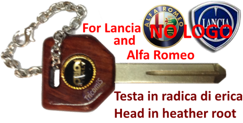 Key Blank OD5GT2 with head Erica and Alpacca blade AlfaRomeo Lancia Antiquity - Picture 2 of 6