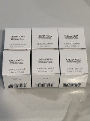6 - Armani Crema Nera Supreme Reviving Cream 6x 5ml/0.16oz
