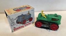1960  s Marx Climbing Tractor with Box