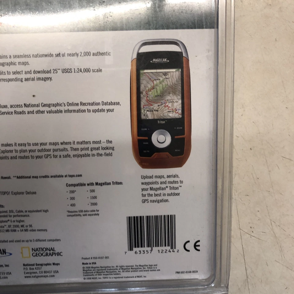 Magellan Topo Explorer Deluxe Maps Software National Geographic Sealed - Image 3 of 4