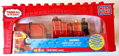 Thomas & Friends Mega Bloks mit Lok James und Brücke, Model 10611, NEU/OVP