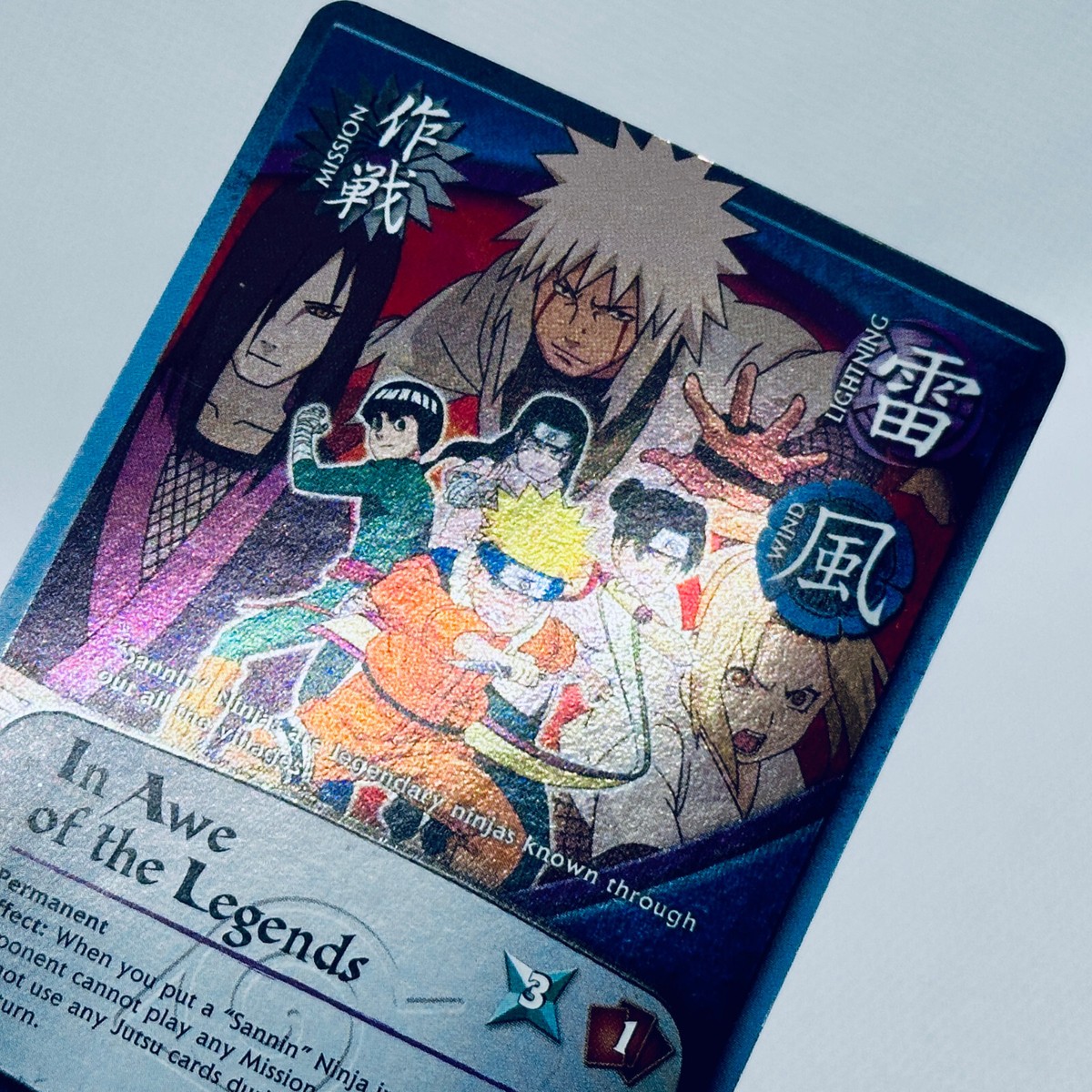 Naruto CCG In Awe of the Legends Foil Card PR 032 2002 | eBay