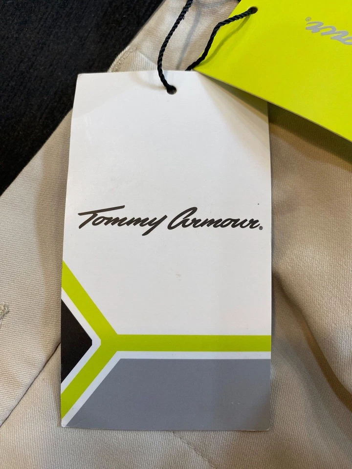 Pantalones Cortos Tommy Armour Dri-Logic Para Hombre 38 W 10 L Color Piedra Nuevo con Etiquetas Precio de venta sugerido por el fabricante $40 Foto 4 de 4