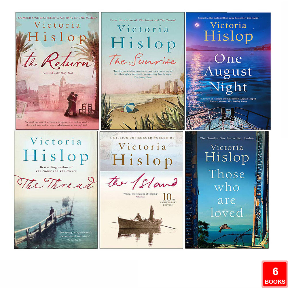 Victoria Hislop 6 Books Collection Set One August Night, Return, Sunrise, Thread