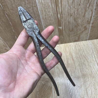Vintage H. BOKER & CO. Lineman's Pliers Tool MADE IN USA