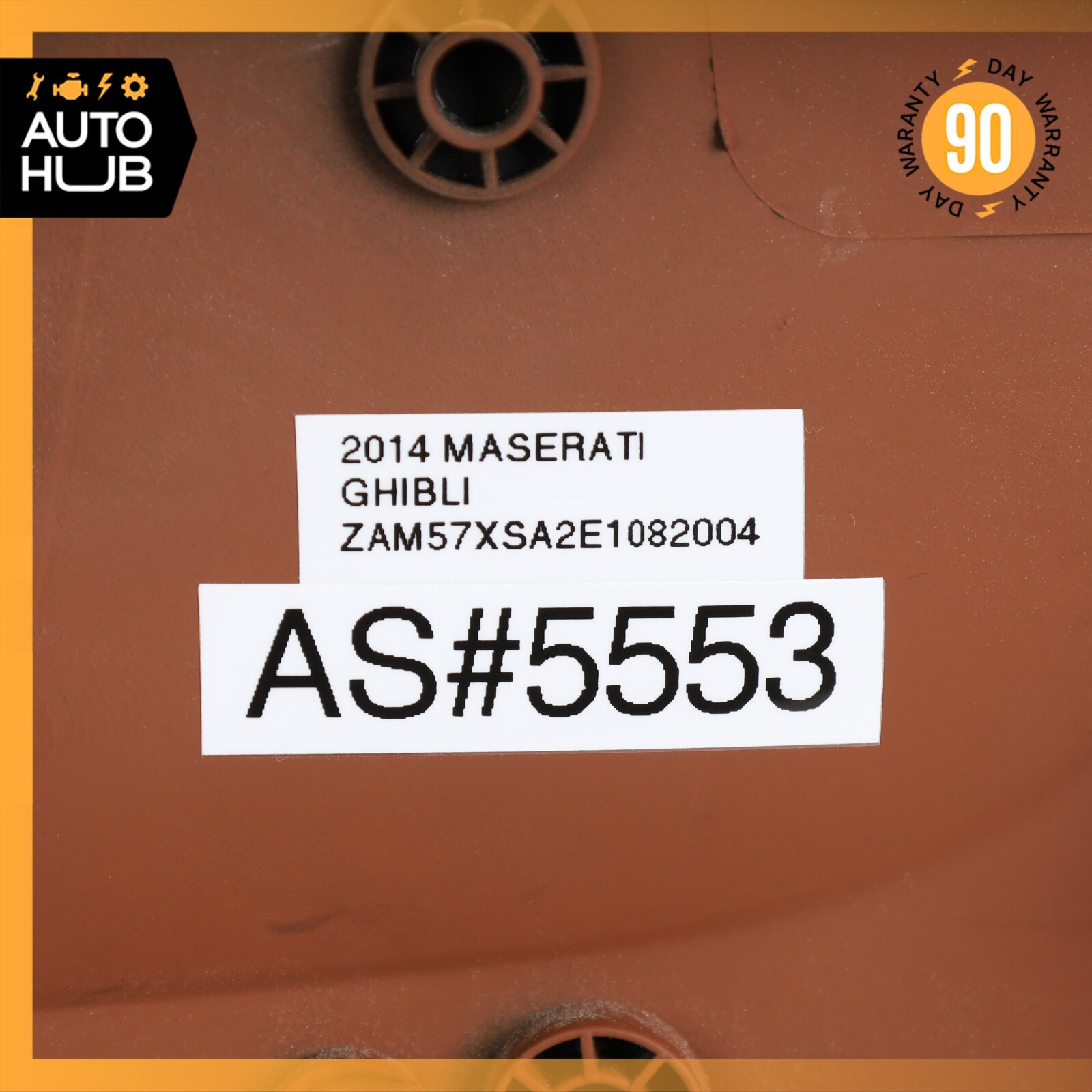 14-20 Maserati Ghibli Front Right Side Seat Switch Cover Trim Brown OEM 51k