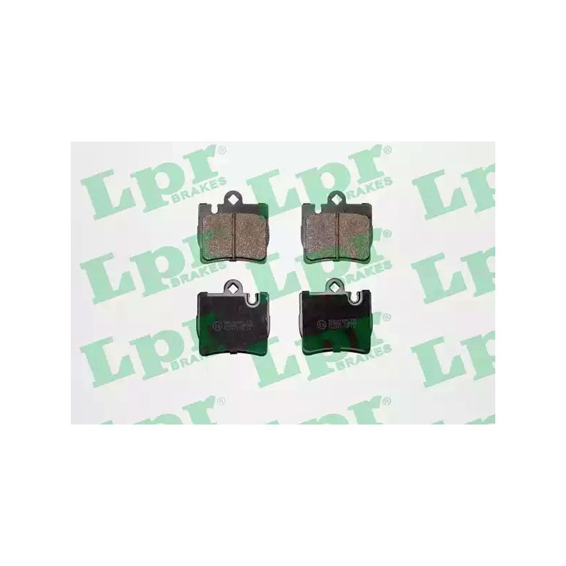 1x ORIGINAL® Lpr Bremsbelagsatz, Scheibenbremse Hinten für Mercedes-Benz