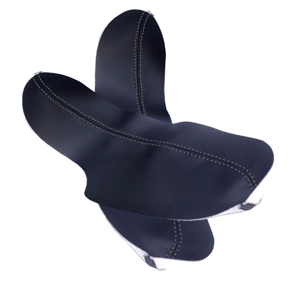 Fits 2001-2006 Acura MDX Synthetic Leather Armrest Door Panel Gray Stitch - Image 3 of 4