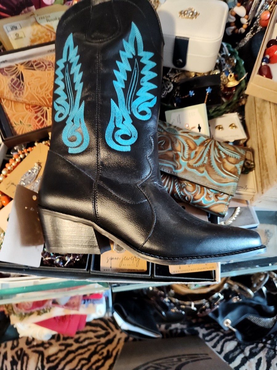 Bottes Cowboy en Cuir pour Femme