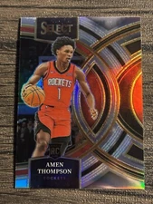 2023/24 Select Premier Silver RC Amen Thompson Houston Rockets #122