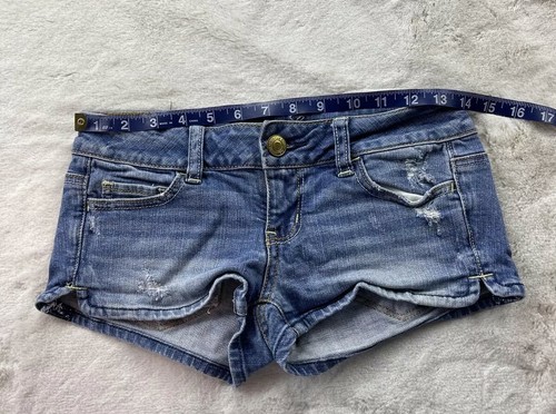 Denim Blue Jeans Short-Shorts Size 