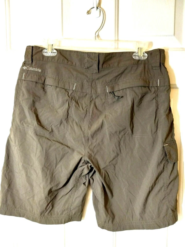 Pantalones Cortos de Senderismo COLUMBIA Omni Tono Verde Nylon Para Hombre Carga Talla M 9 L Foto 2 de 4