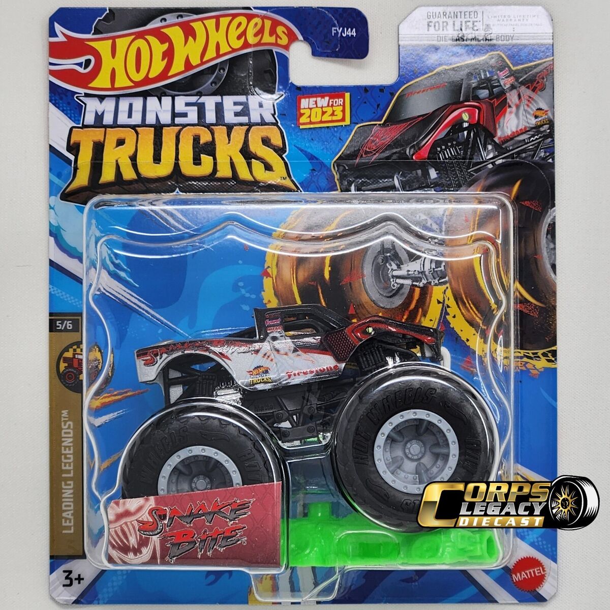 Hot Wheels - 2023 Monster Trucks Leading Legends 3/6 Monster Vette