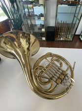 Used F.E Olds "Ambassador" Single F French Horn; with Case, REPAIRMANS SPECIAL