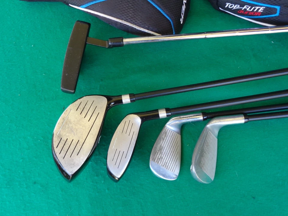 Junior Top Flite Golf Club Set Driver Irons Hybrid Putter Height 45" To 51" LH* - Image 4 of 4