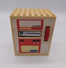 Vintage Tomy Train Inter-City Accessory Set Train Destination & Time Brick Box