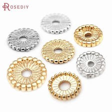 18K Gold Color Brass Spacer Beads - High Quality Diy Jewelry Making