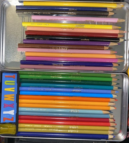 250+ Colored Pencils Mixed Pencil Lot Crayola, Prismacolor Verithin & More - Picture 8 of 10
