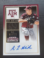 2015 Panini Contenders A.J. Minter Auto #50 Texas A&M
