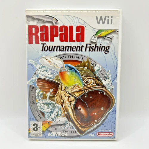 Rapala Tournament Fishing Nintendo Wii PAL ITA Game Used Italian COMPLETE