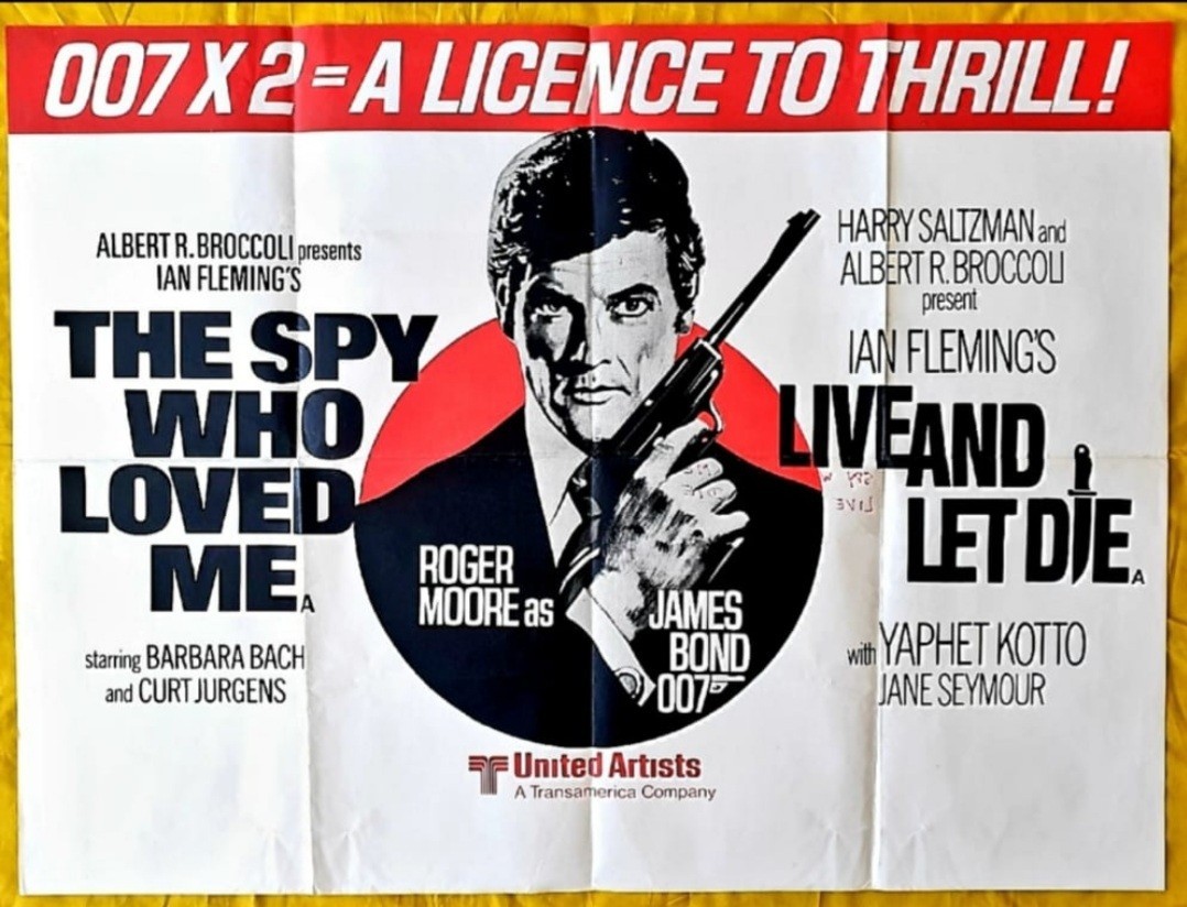 JAMES BOND  ORIGINAL UK QUAD POSTERS   X  12  ,   30 X 40 " image 4