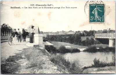 17 BELLANT - Die beiden Brücken, der Schnellzug
