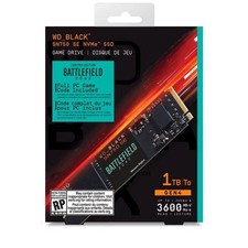 Image of WD Black 1TB SN750 SE NVMe SSD Game Drive M.2 2280 Gen4 Battlefield 2042 5YR WTY