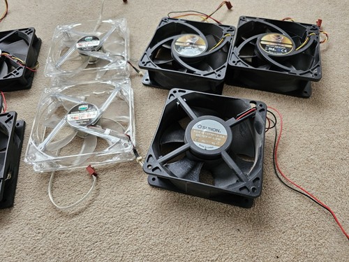 case Cooling Fans 12v. 120mm Hi Air FLOW JOB LOT of 9 - Afbeelding 2 van 5