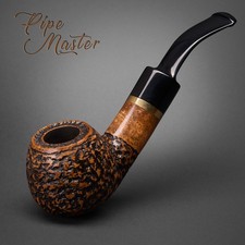 Mr. Brog WOODEN SMOKING TOBACCO PIPE BRUYERE 81 Maestro Rustic 2 Briar + BOX