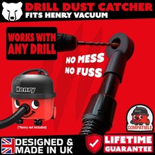 Henry Vacuum Drill Dust/Debris Catcher | Dust Extraction Collector | Numatic
