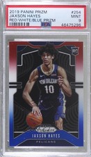 2019-20 Panini Prizm Rookie Red White & Blue Jaxson Hayes #254 PSA 9 MINT 4al