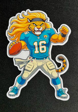 Premium Vinyl Sticker - Jacksonville Trevor Lawrence Cartoon Jaguars Decal