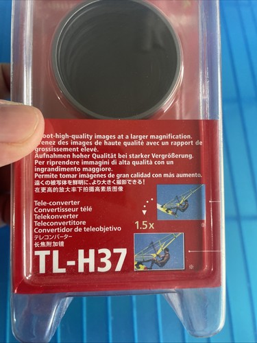 Lente teleconvertidora Canon TL-H37 1,5x 37 mm para videocámara NUEVO SELLADO - Imagen 2 de 4