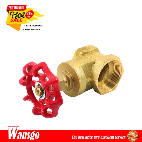 DN40 Female Threaded Rotary Globe Valve 200psi Brass Gate Valve 1-1/2" NPT