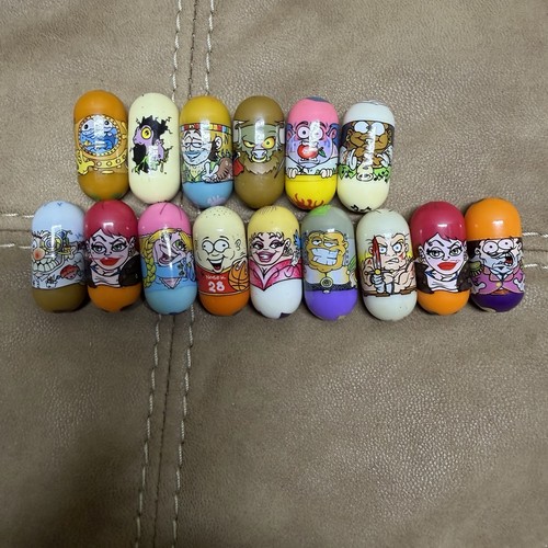 Vintage Mighty Beanz Collectible Toy Lot Of 15 Beanz Rare #219 Inventor Bean