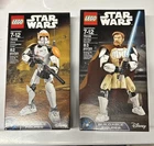 New LEGO STARWARS Buildable OBI-WAN KENOBI 75109 & CLONE COMMANDER CODY 75108