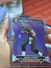 2024 Panini Totally Certified Mirror Platinum Purple John Lynch #198 /75 Buccan…