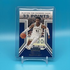 2020 Panini Contenders Draft Picks #19 Saddiq Bey Playing the Numbers Game