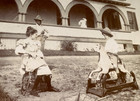 Rare Antique African American Black Boy & ID'd White Children Play Cabinet Photo — photo 7