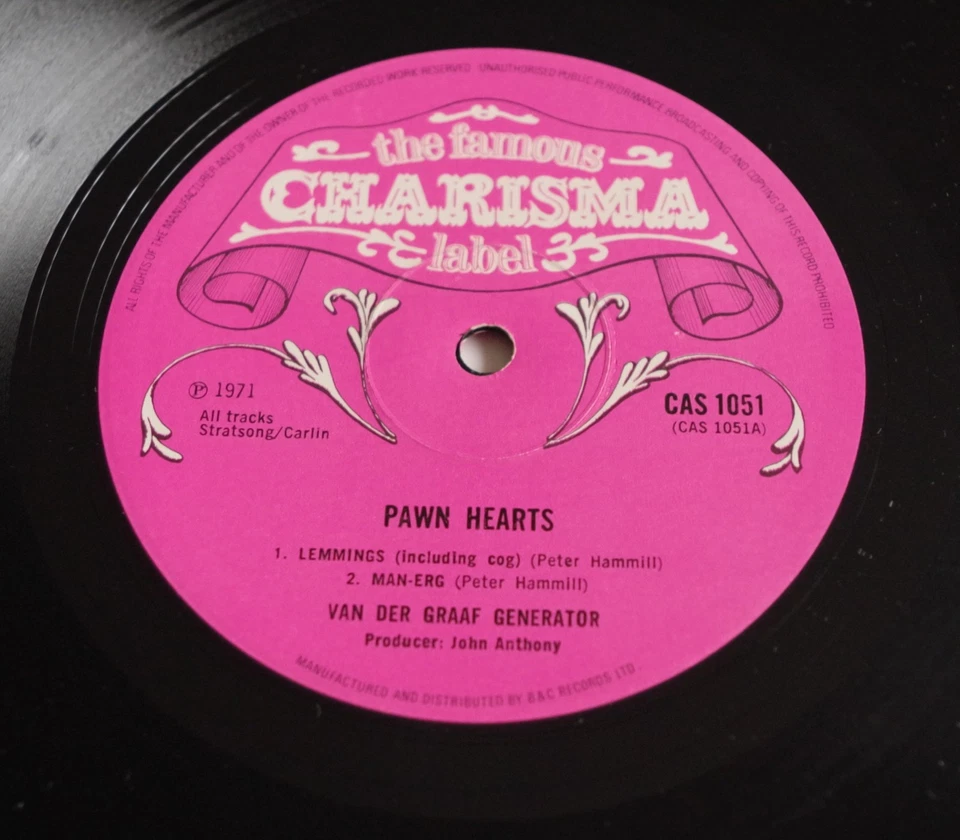 Van Der Graaf Generator PAWN HEARTS Original UK Pressing 1971 CHARISMA RARE LP - Image 4 of 4