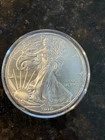 2010 - 1 Oz Silver Eagle One Dollar Coin Uncirculated in Capsule