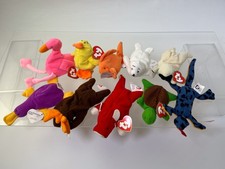 TY McDonald's Teenie Beanies - Complete Set of 10 1997 - First Year No Bags
