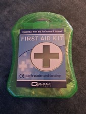 Qualicare Products. First Aid Box For Home And Travel.