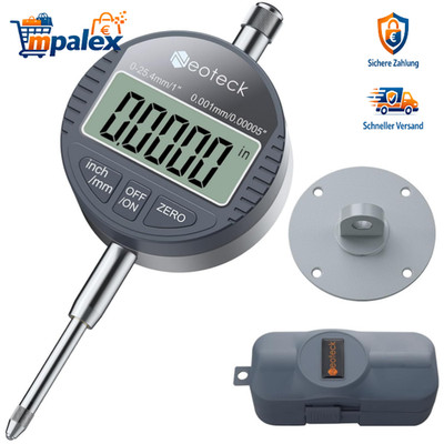 Neoteck Digital Messtaster 0 001mm 0 00005 25