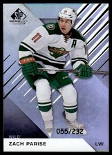 2016-17 SP Game Used Rainbow Player Age Zach Parise 055/232 Minnesota Wild #75